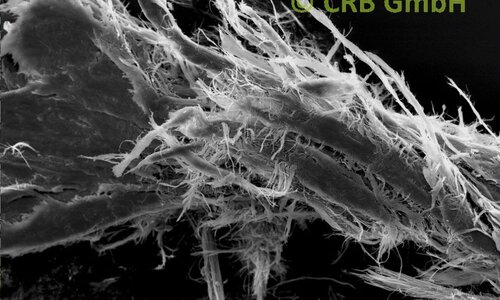 Imagen MEB amianto crisotilo en linóleo | © CRB Analysis Service GmbH